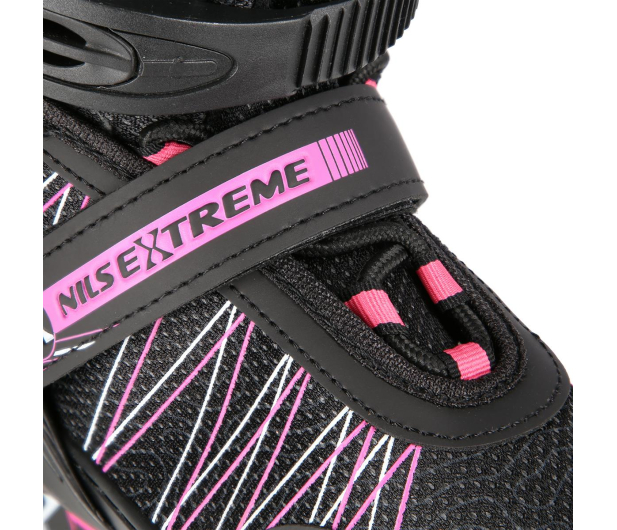 Nils Extreme Łyżworolki Łyżwy 2w1 NH11912A rozm. S 31-34 Czarno-różowe - 1121302 - zdjęcie 9